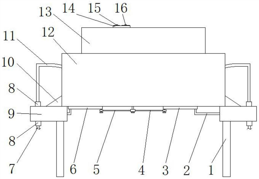 Mechanical stirring and blending equipment for colored lime slurry for decoration