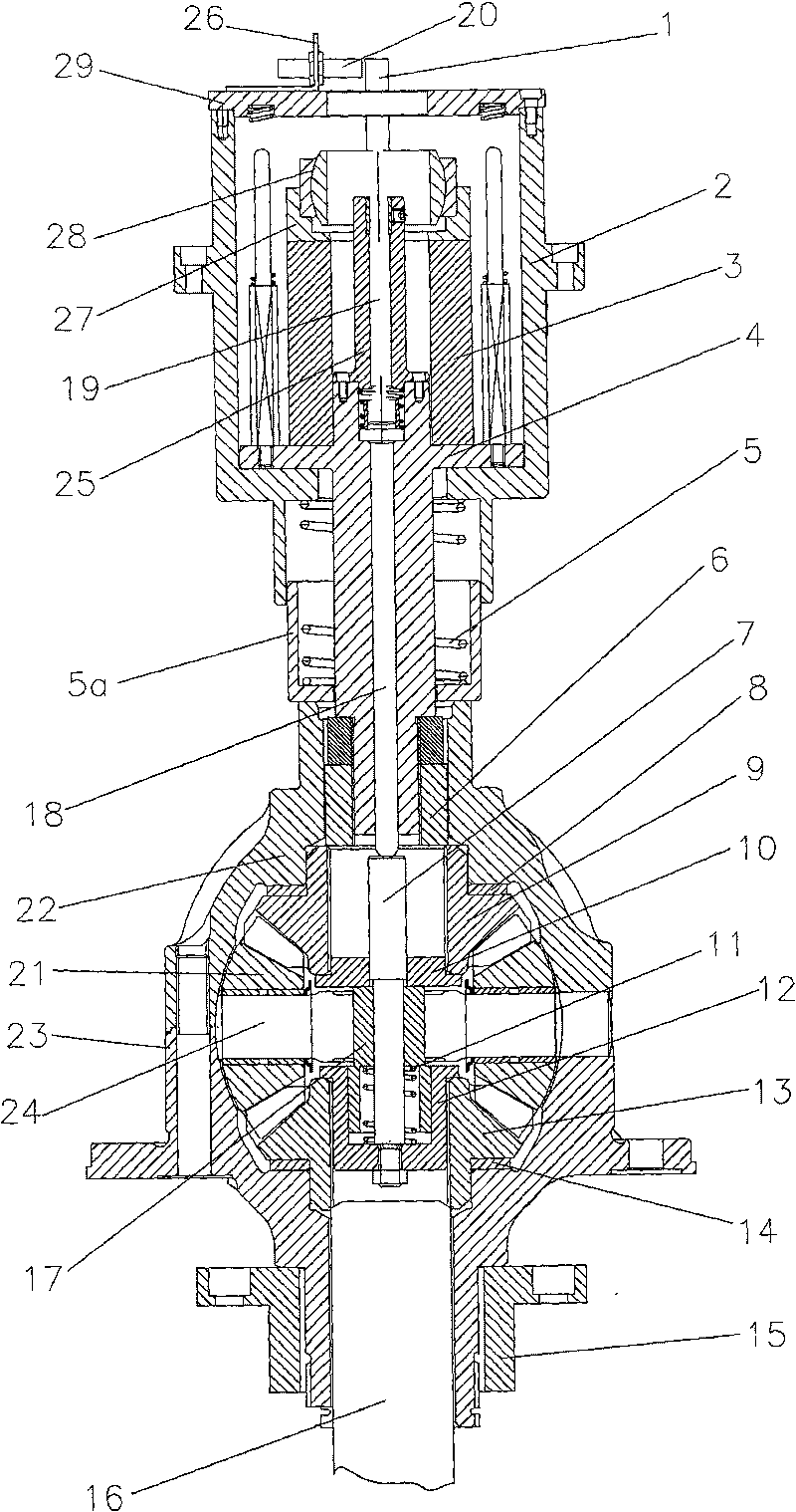 Differential gear pad-choosing measuring system and measuring method