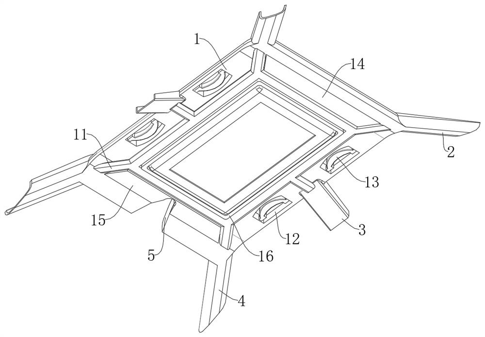 Plastic uptake light-weight automobile roof interior trim panel and using method thereof