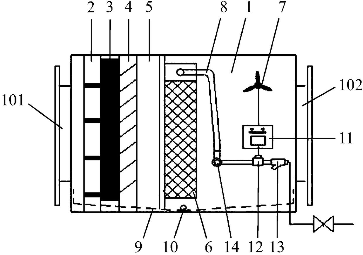 Energy-saving indoor haze treatment device