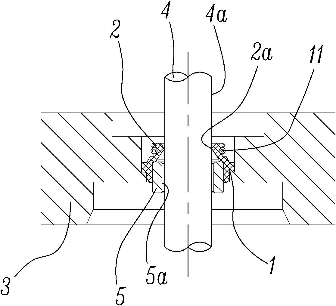 Shaft seal structure