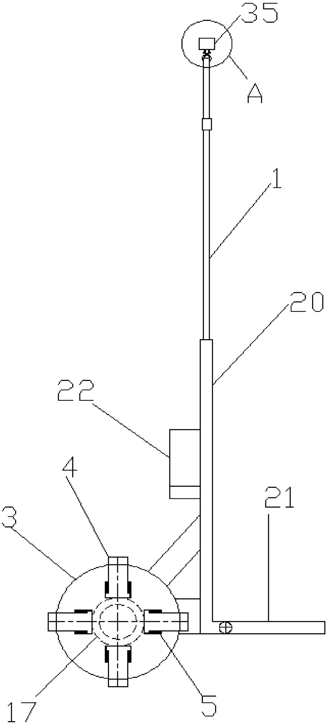 Adjustable step pitch stair climbing device