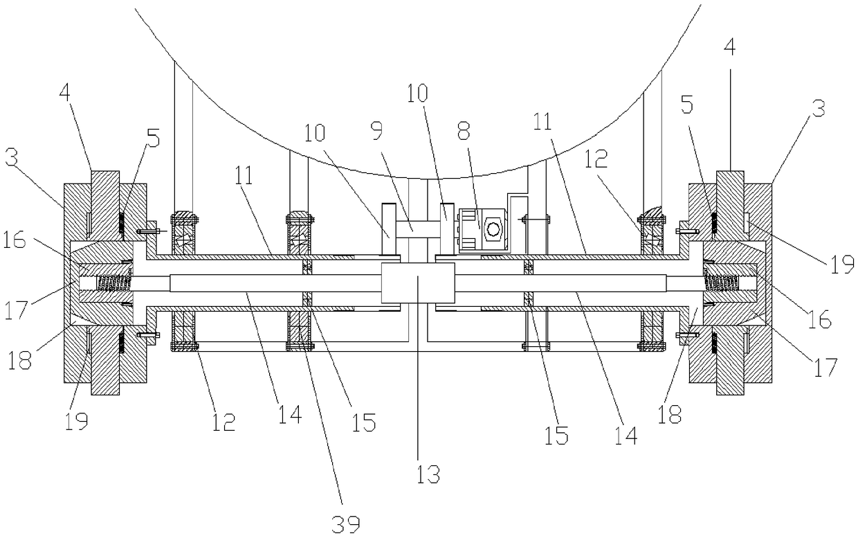 Adjustable step pitch stair climbing device