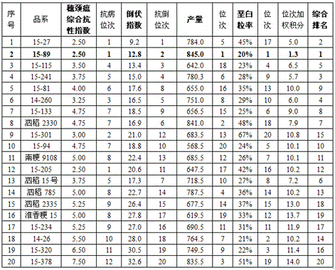 Method for evaluating auxiliary rice breeding by using lodging resistance indexes