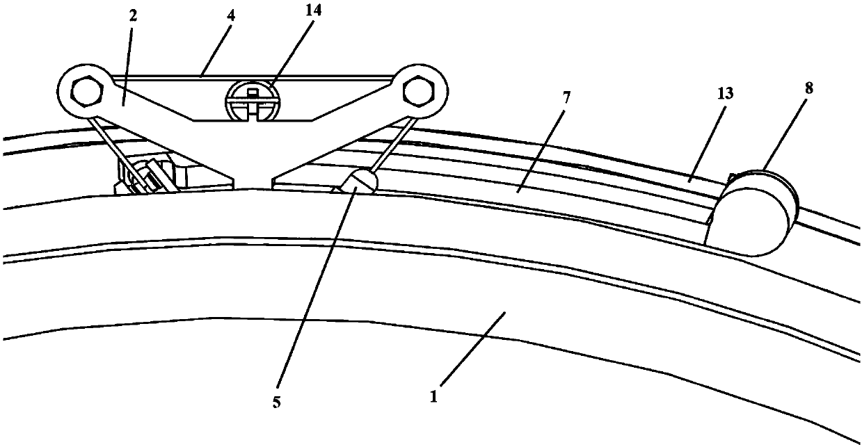 Memory-alloy driving front ducted ejector of variable-cycle engine adjustable mechanism