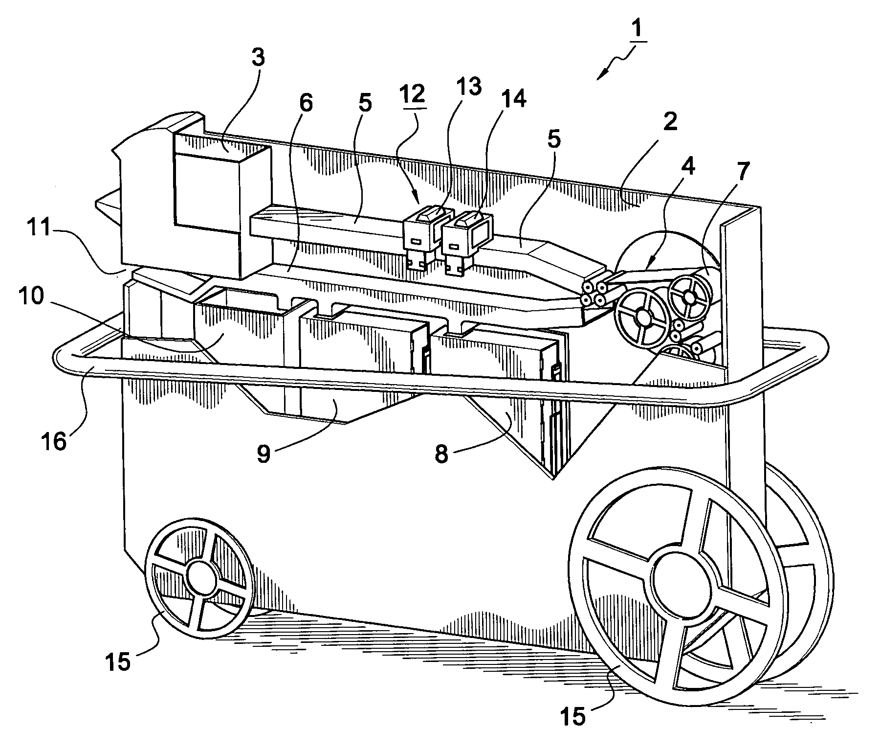 Mobile bulk depositor