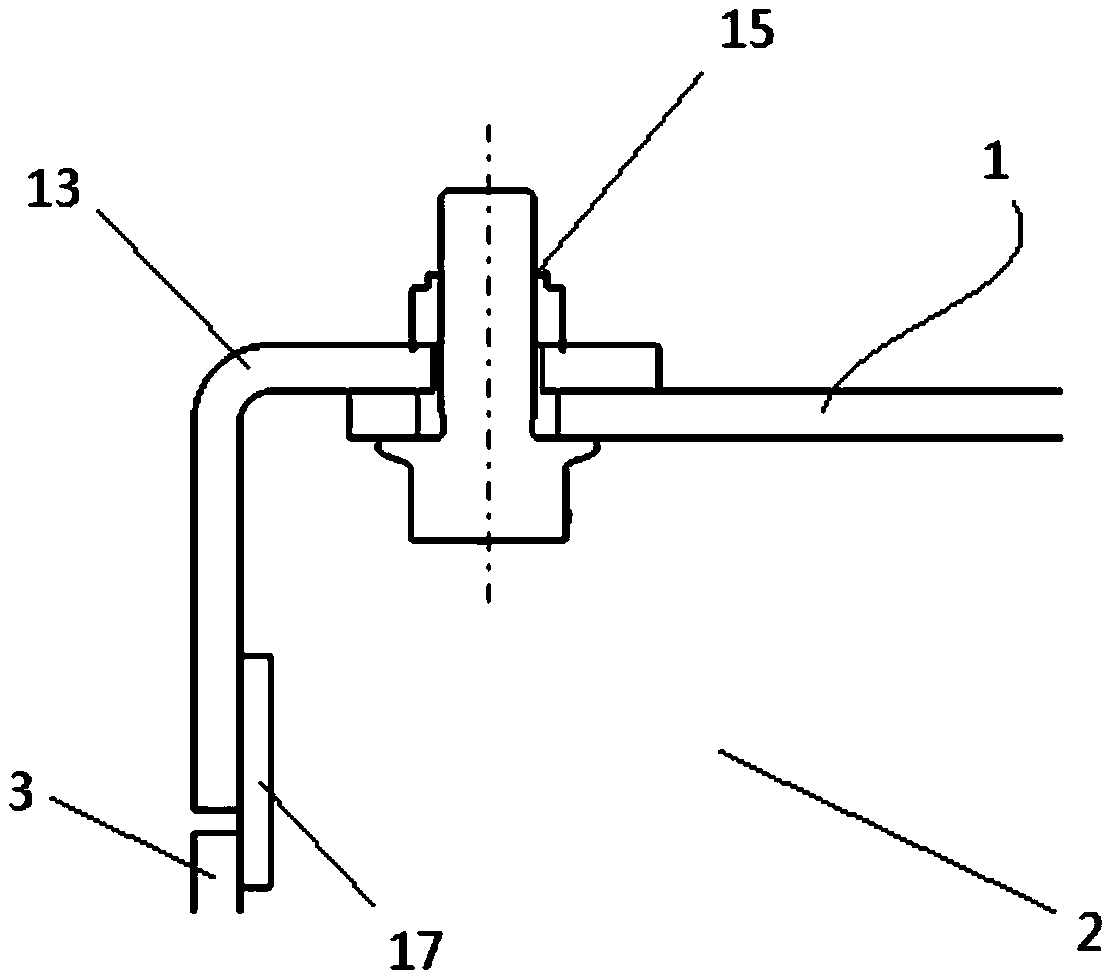 A three-proof support structure and vehicle