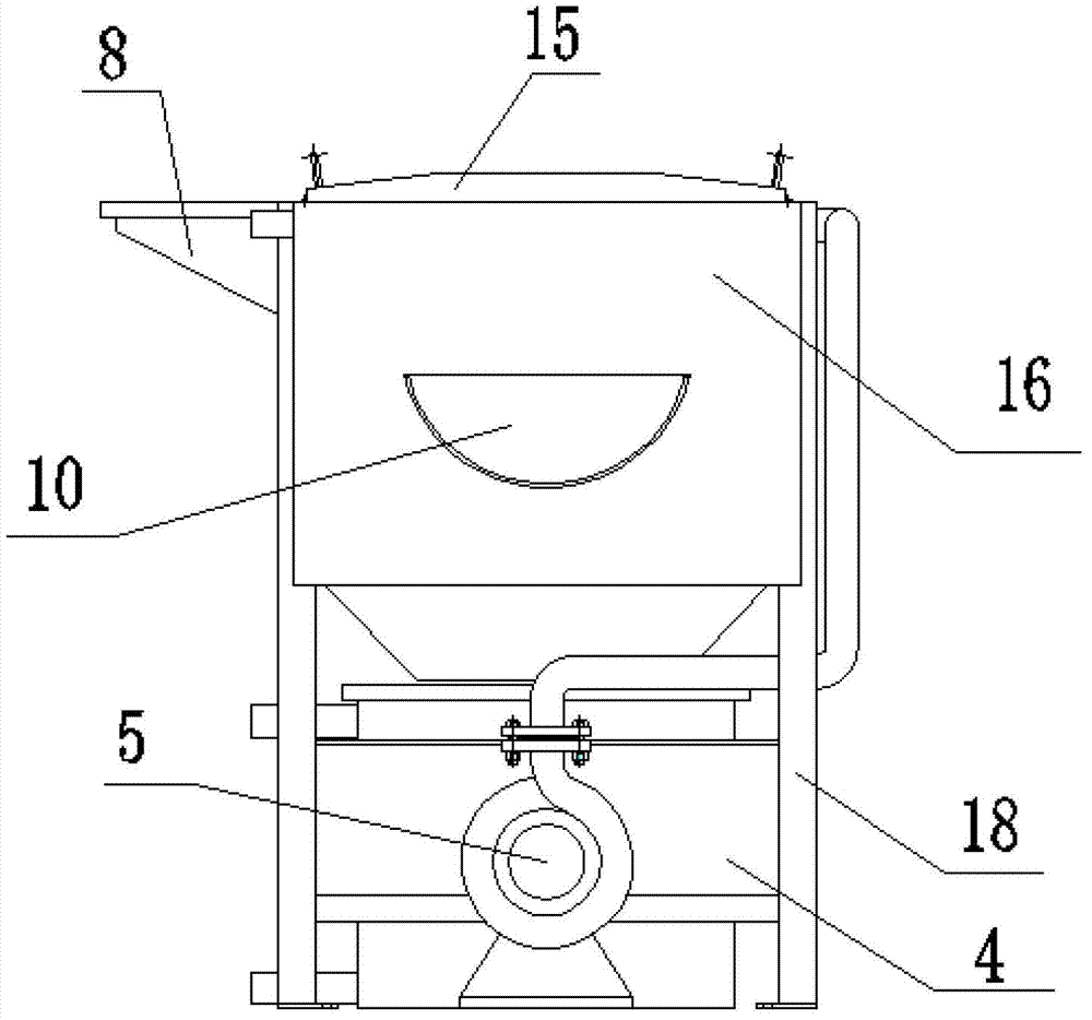 Rhizomes material cleaning machine