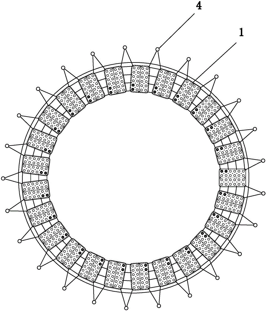 Method for purifying water quality by using pennisetum purpureum and ecological floating bed applying method