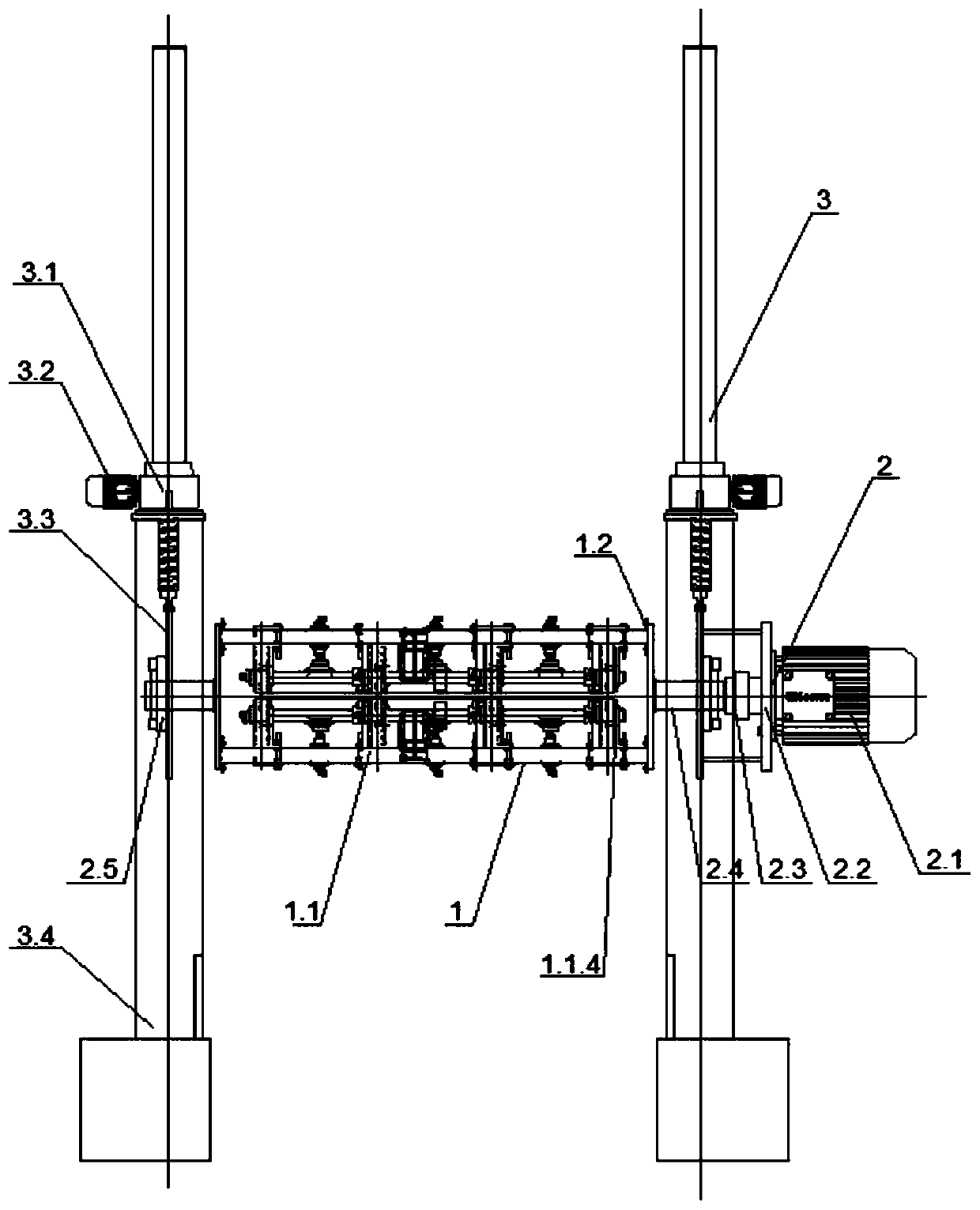 Glass turnover device