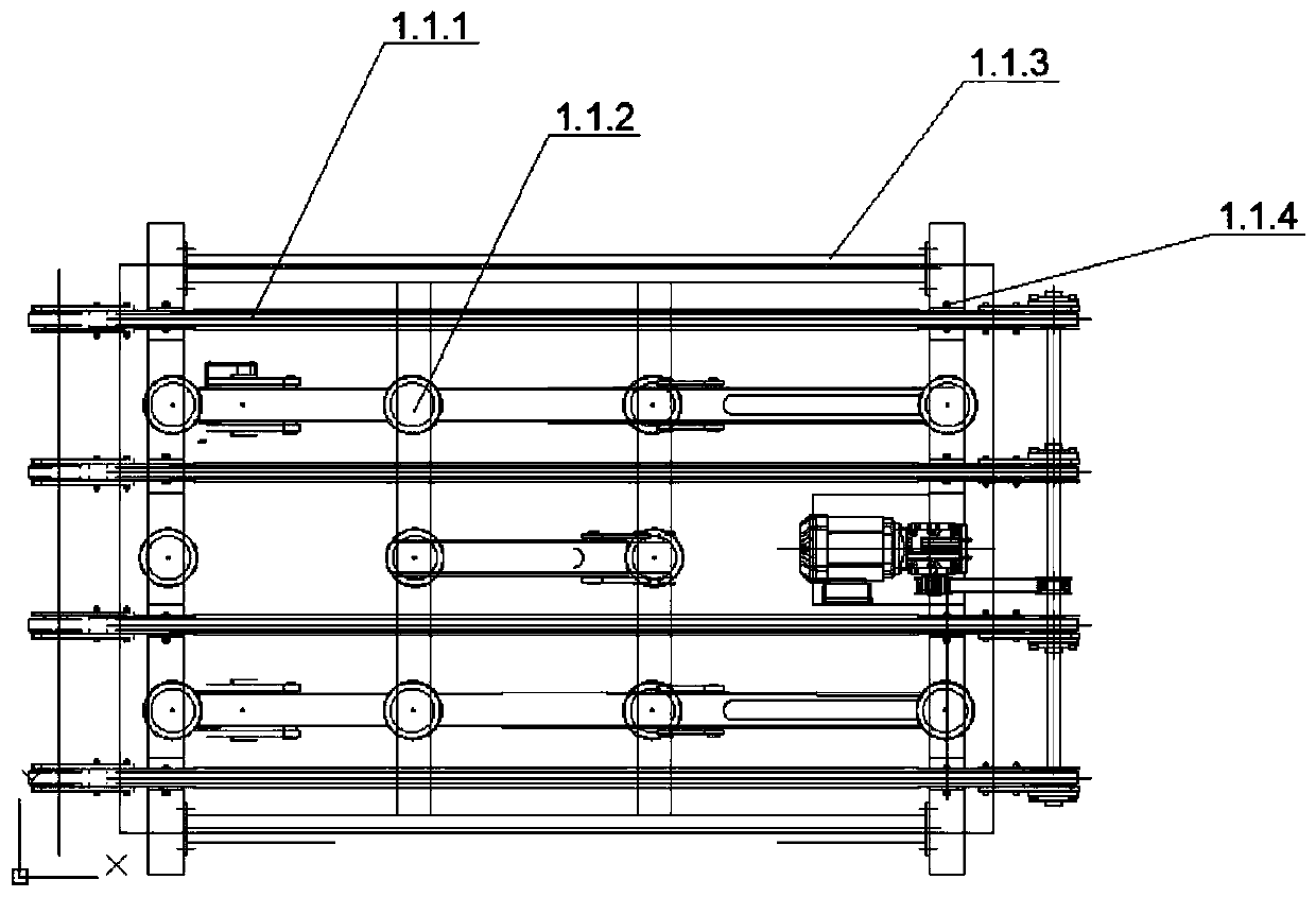 Glass turnover device