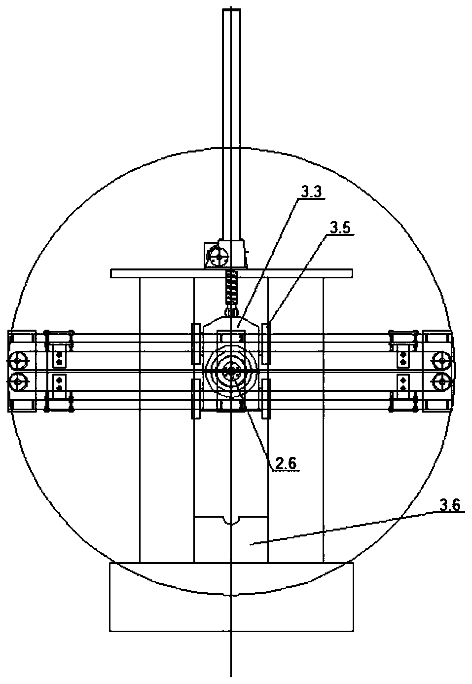 Glass turnover device