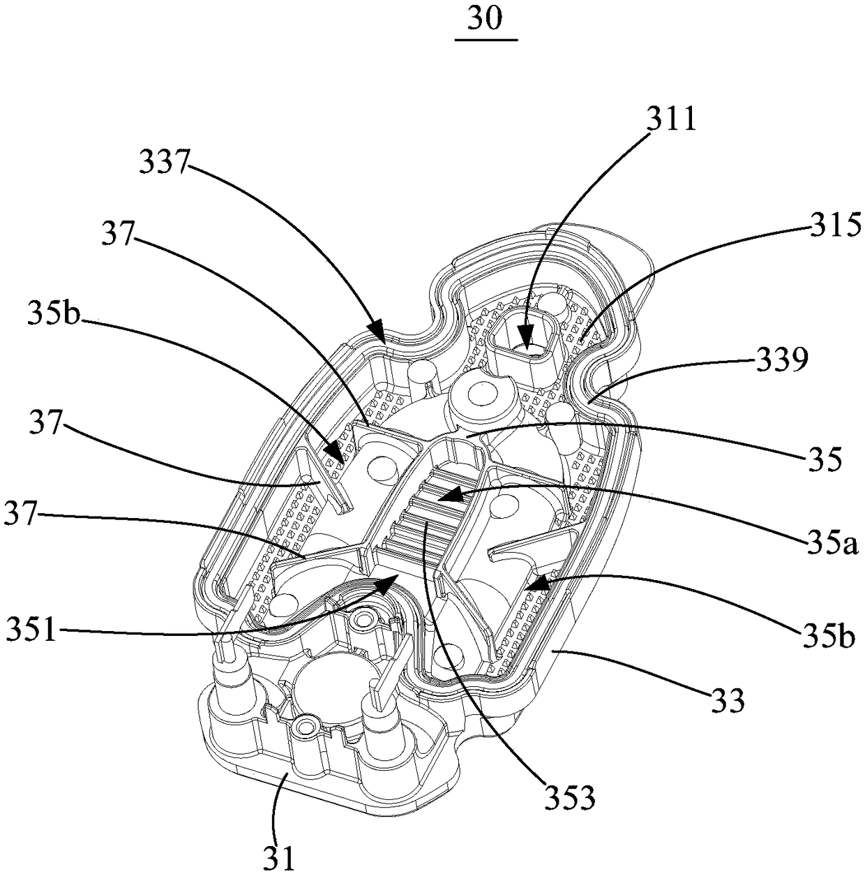 Heating body assembly, ironing head and ironing equipment