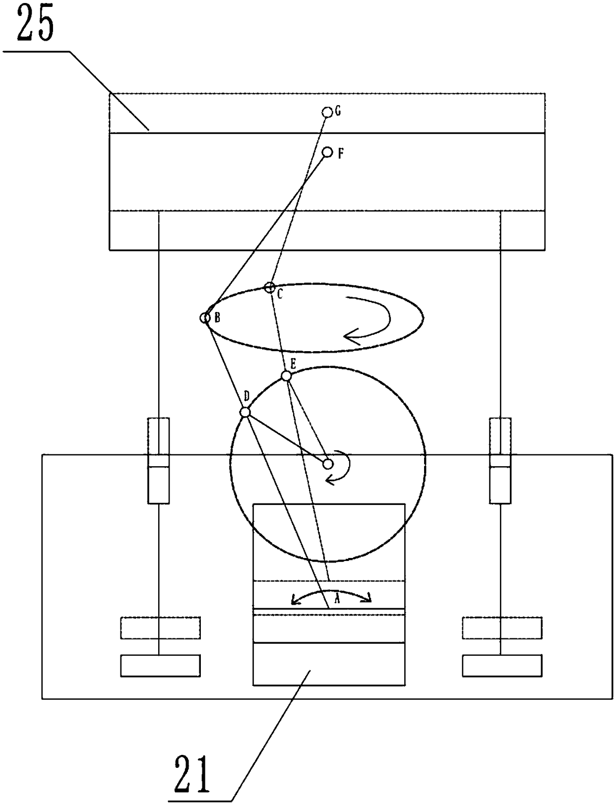 Heightening device for crane