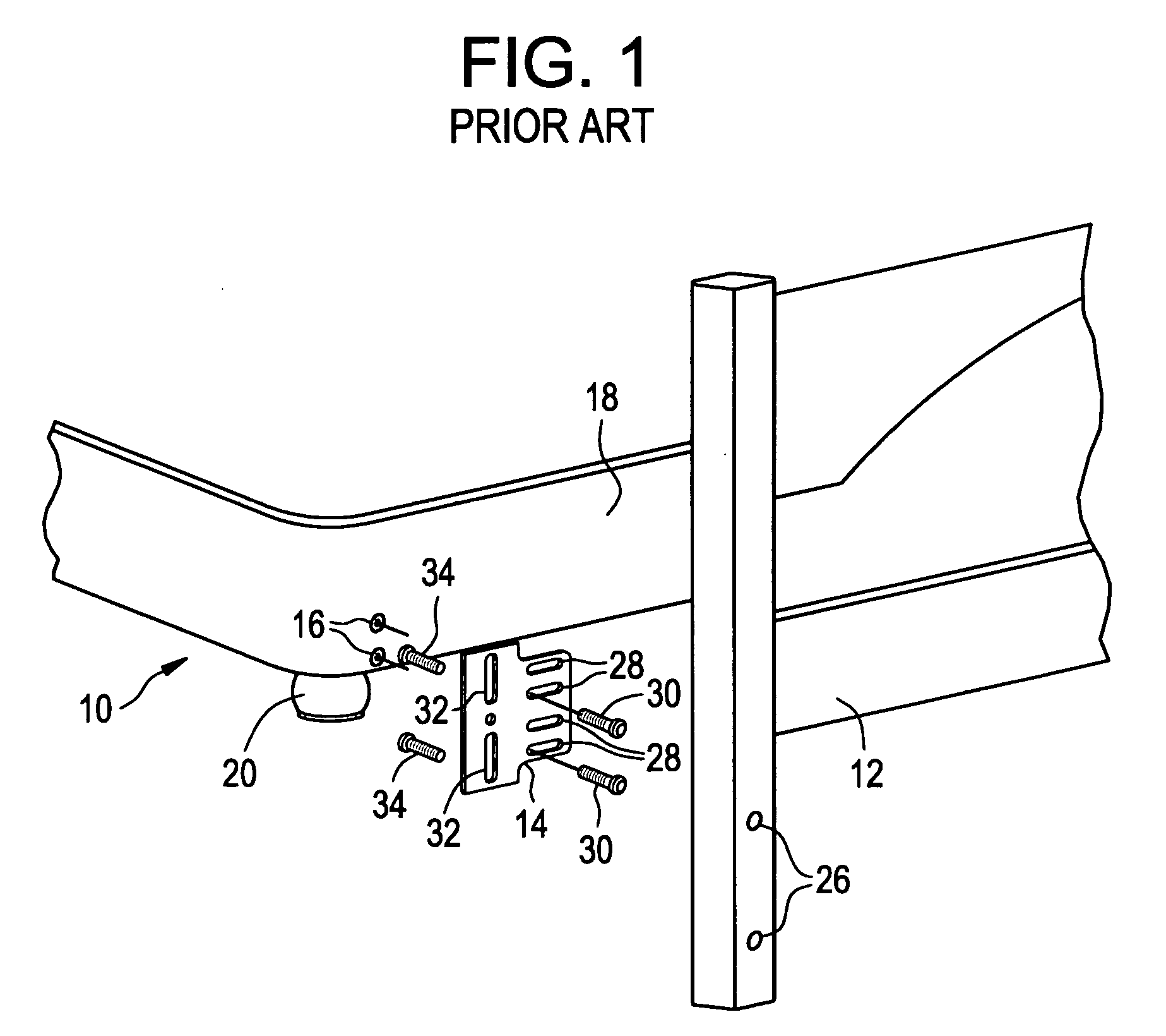 Foundation headboard bracket system for bed