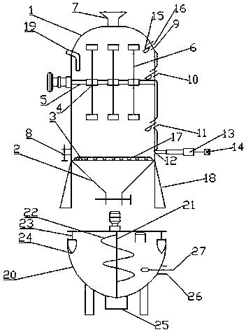 Continuous sesame seed candy sugaring off device for sesame seed candies