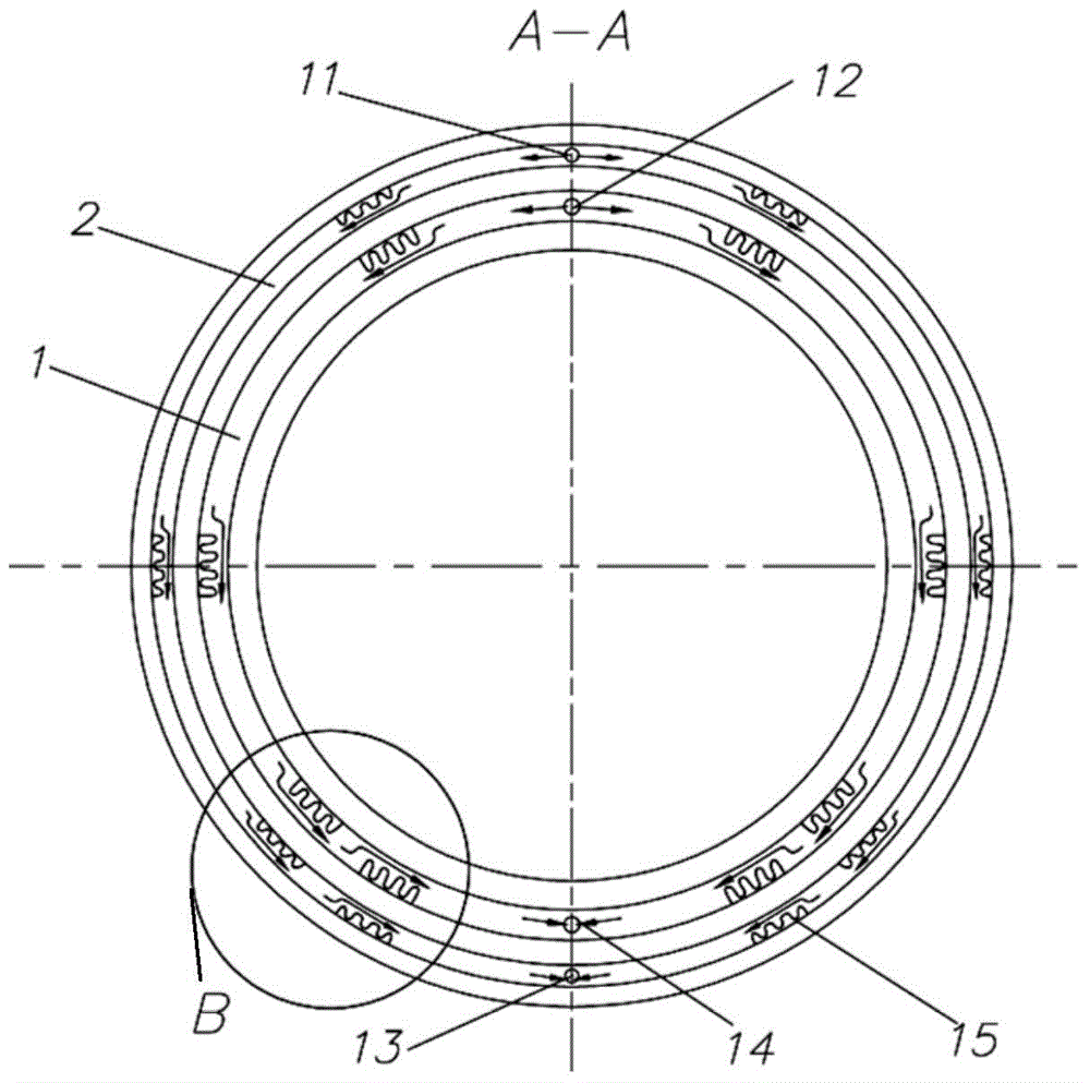 Turbofan engine air intake duct anti-icing structure and anti-icing method