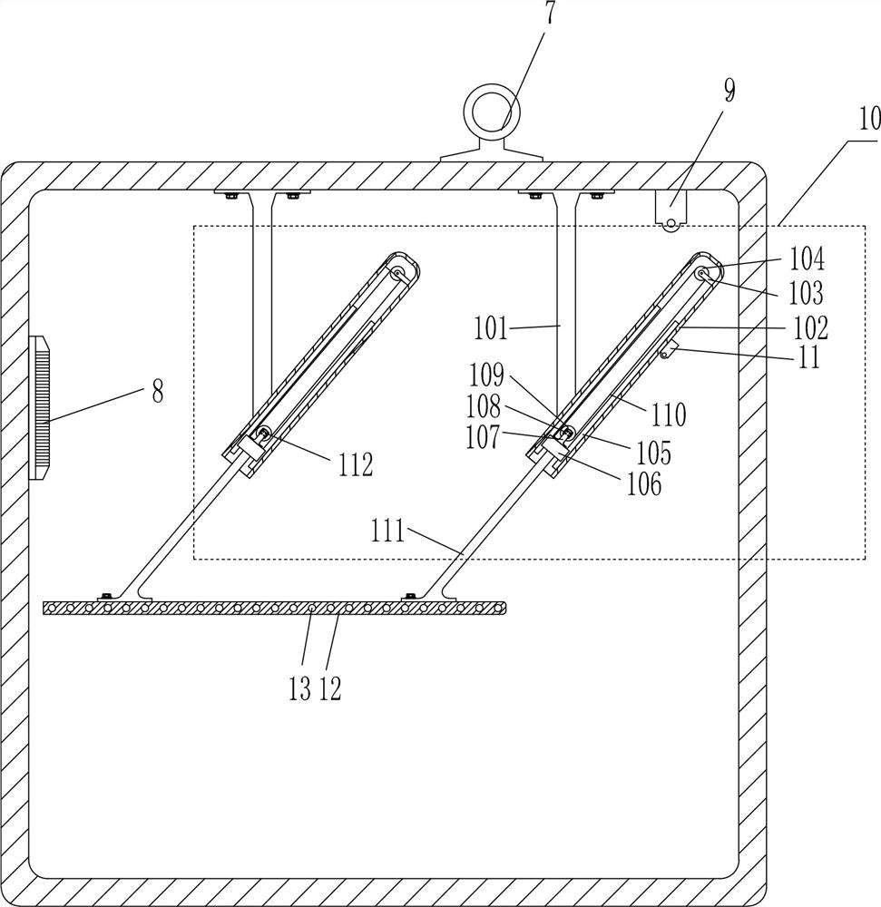 A clothes heating and drying device