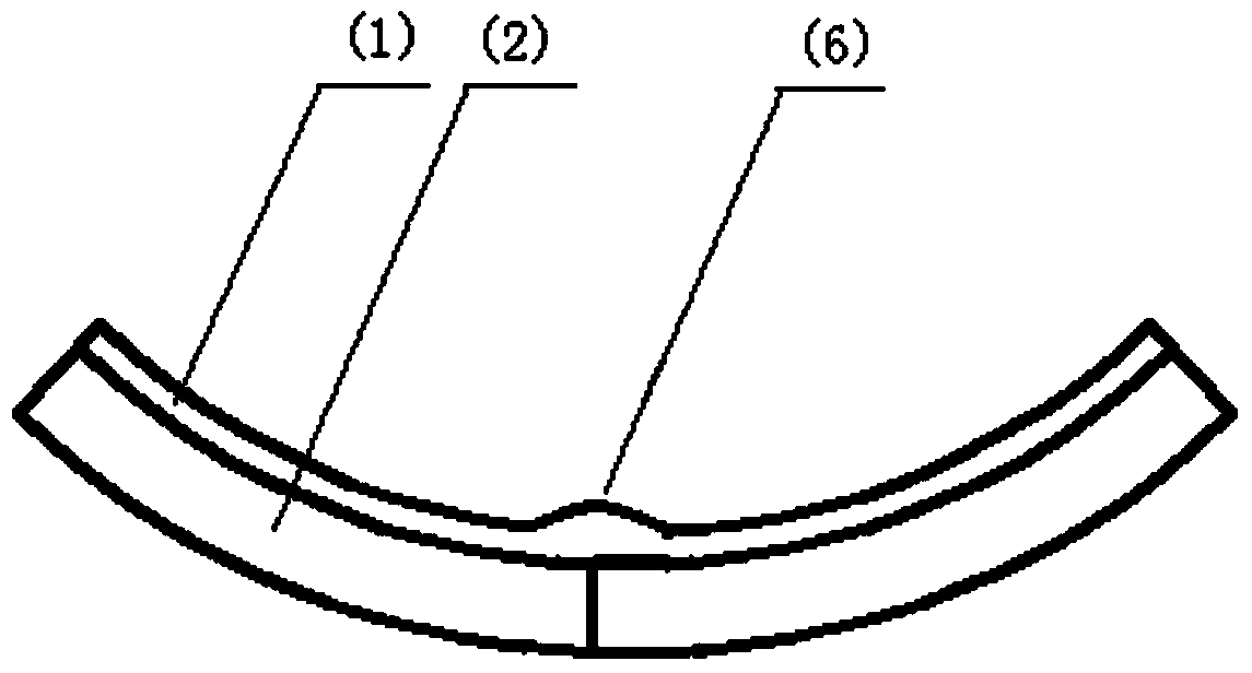 Process for production of double-metal metallurgical composite tube through high frequency resistance welding method and composite tube