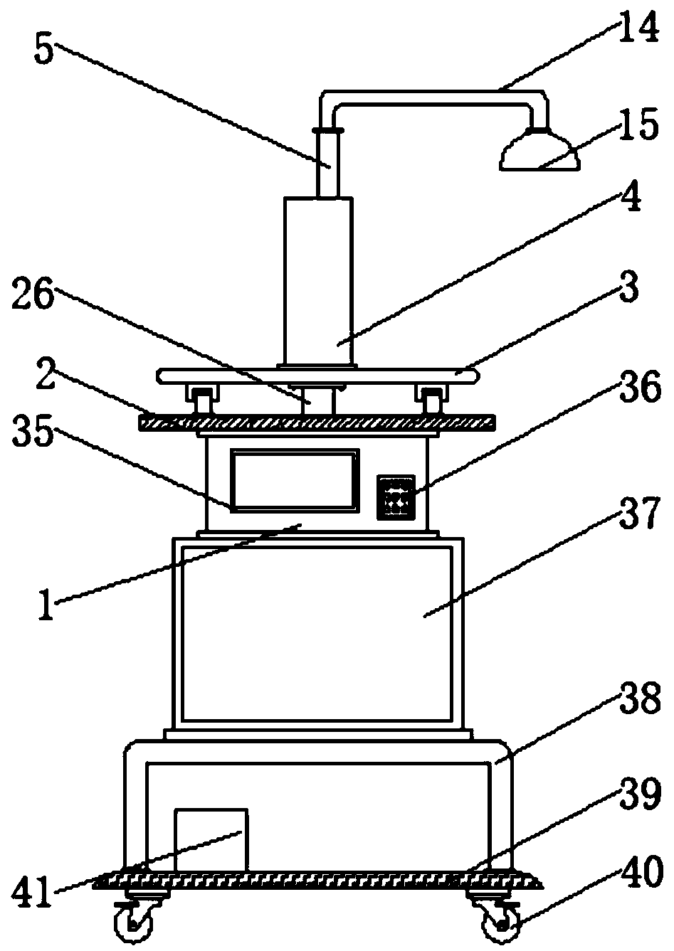 Intelligent microwave therapeutic instrument for gynecological lesions