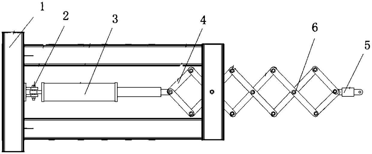 A wing load loading device