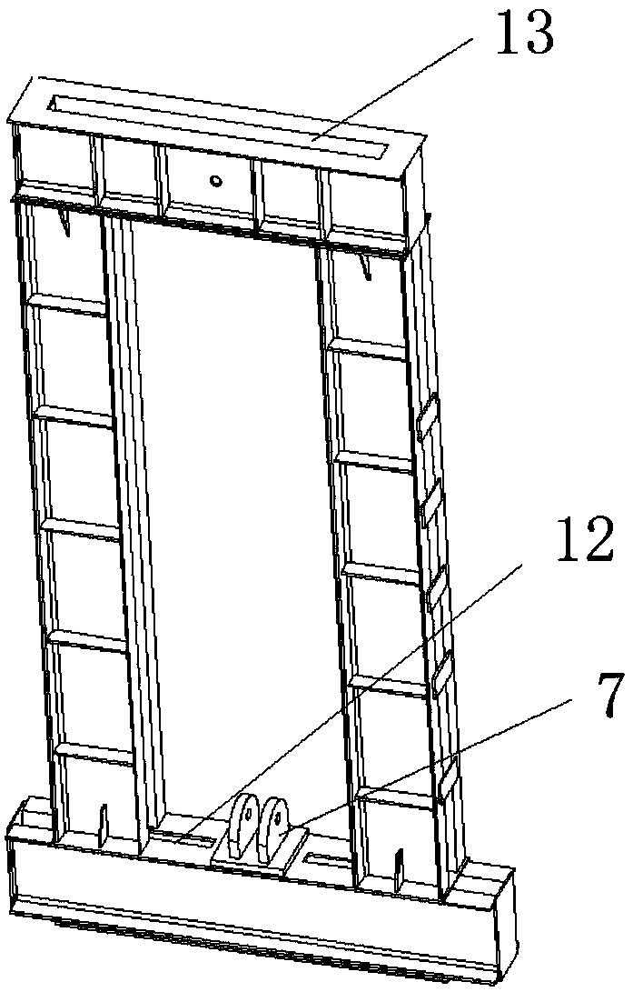 A wing load loading device