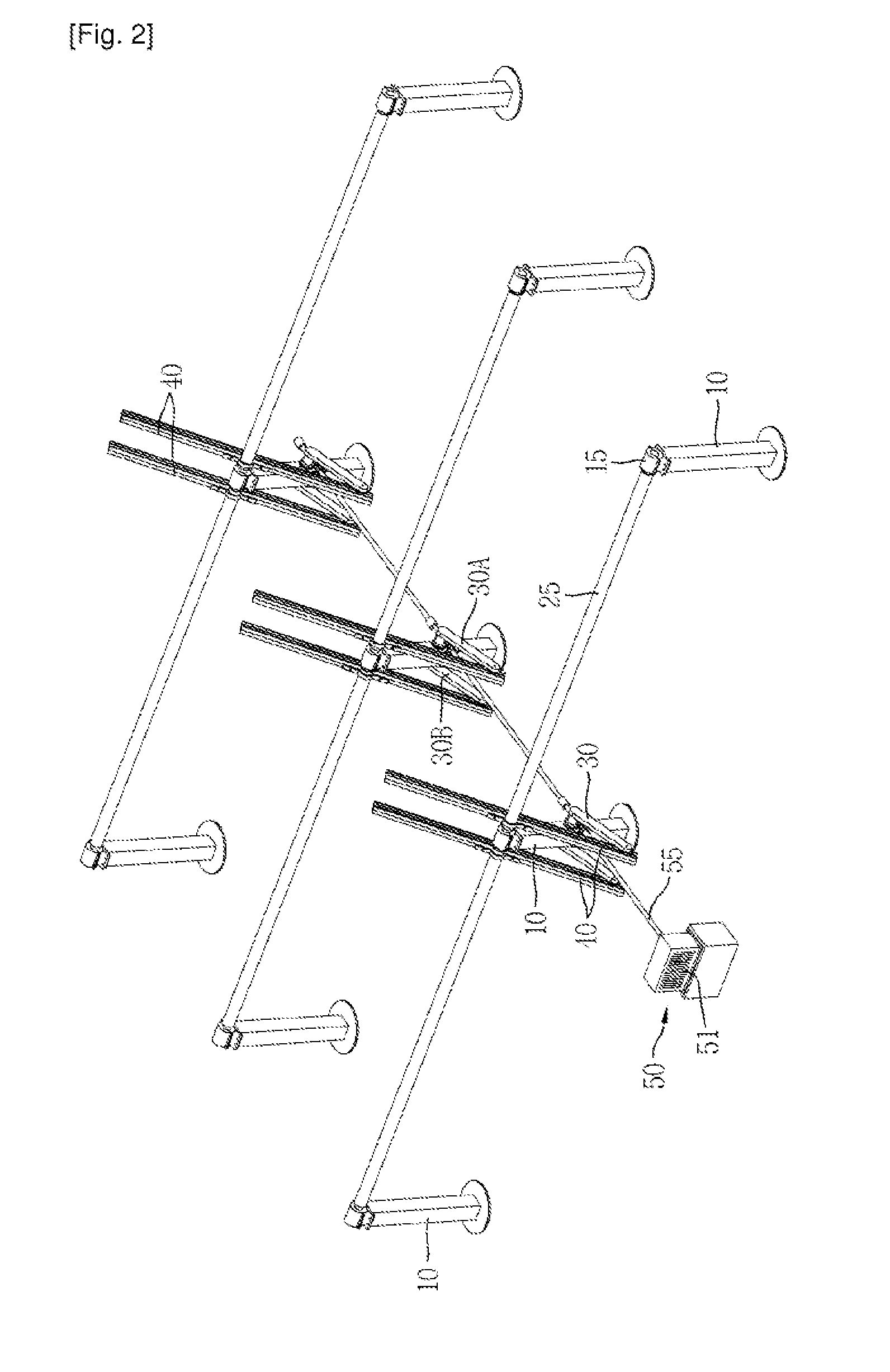 Device for tracking location of sun