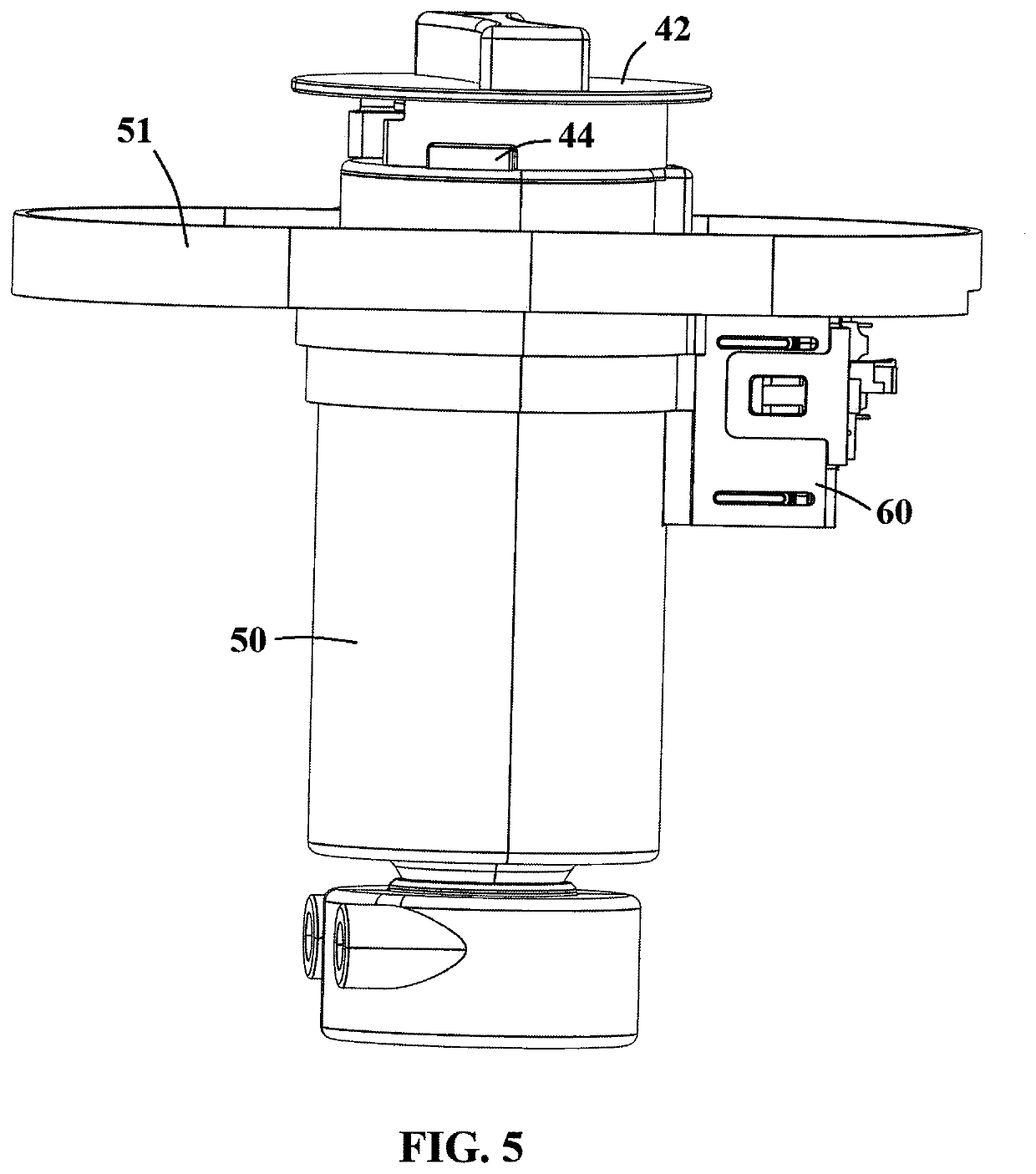 Filter interconnect utilizing correlated magnetic actuation for downstream system function