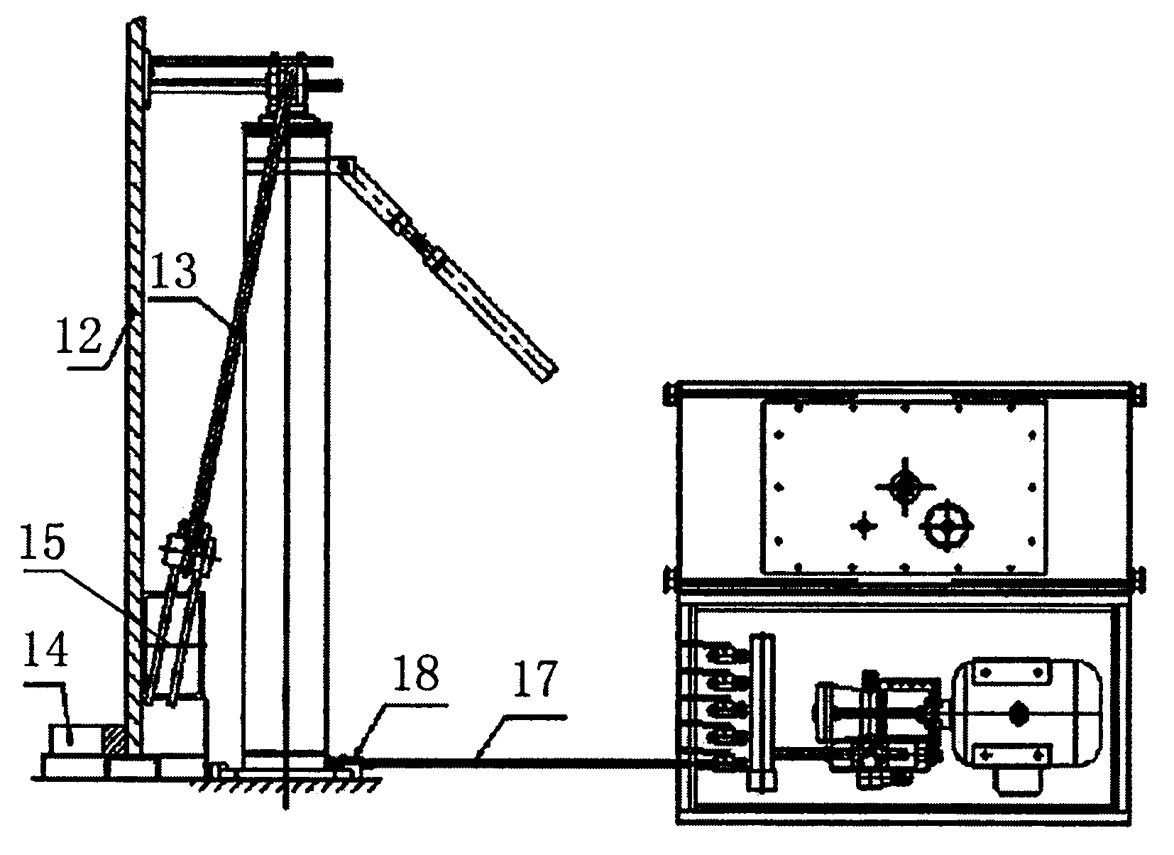 Hydraulic jacking automatic welding inverted construction method of large-sized storage tank