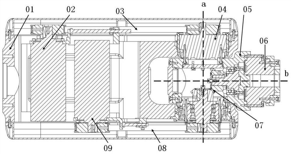 Two-degree-of-freedom transmission mechanism of explosion-proof robot