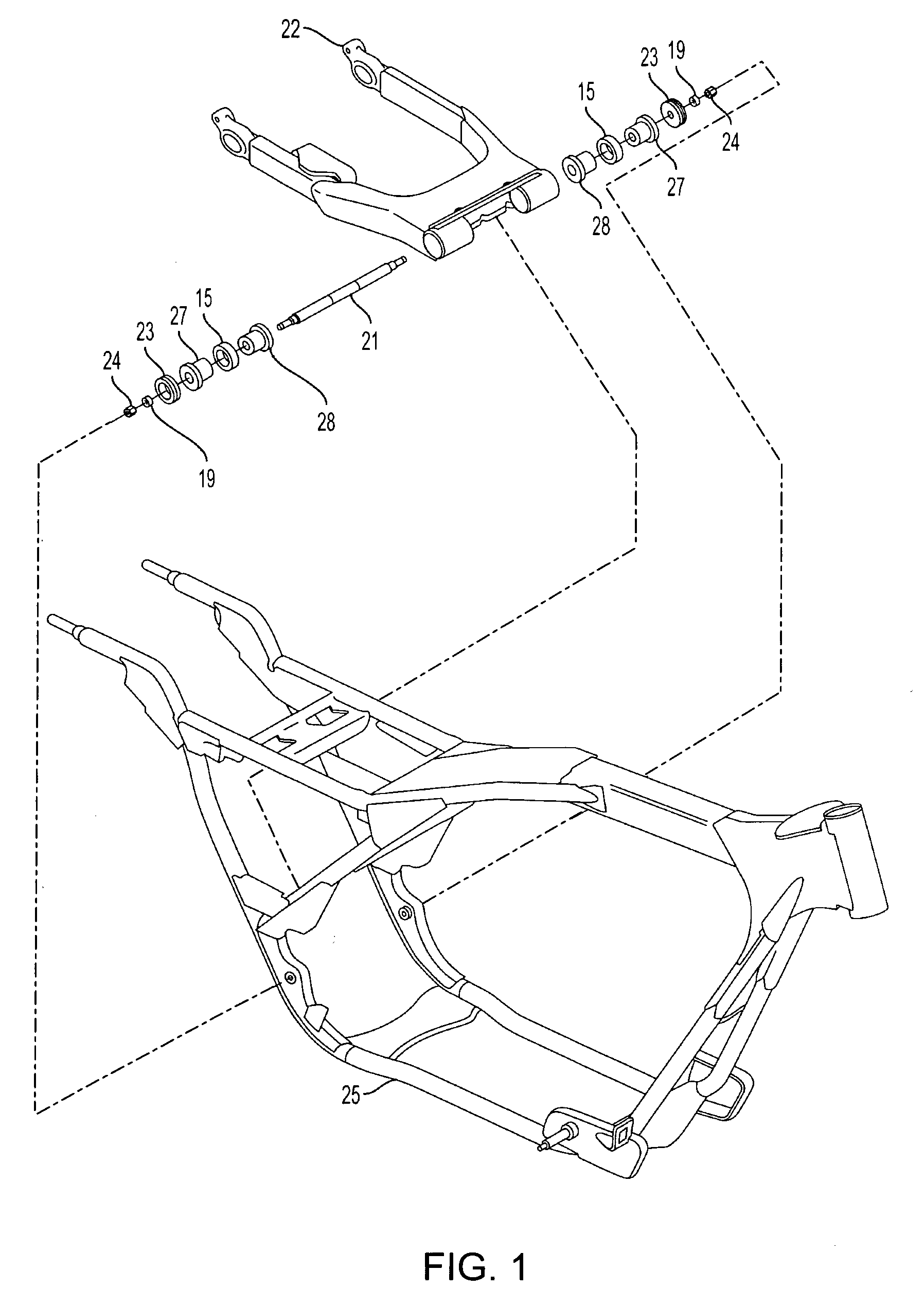 Motorcycle suspension method and apparatus