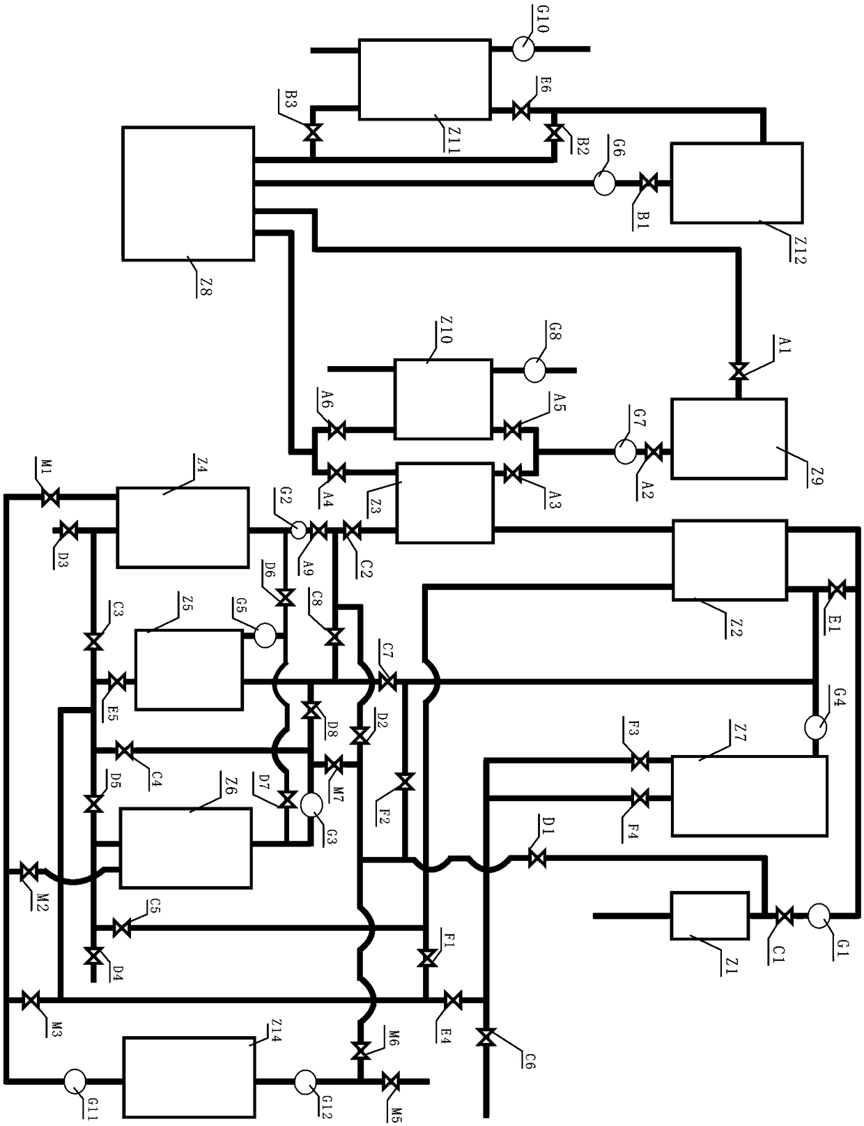 Heat energy reutilization process of freezing filter unit