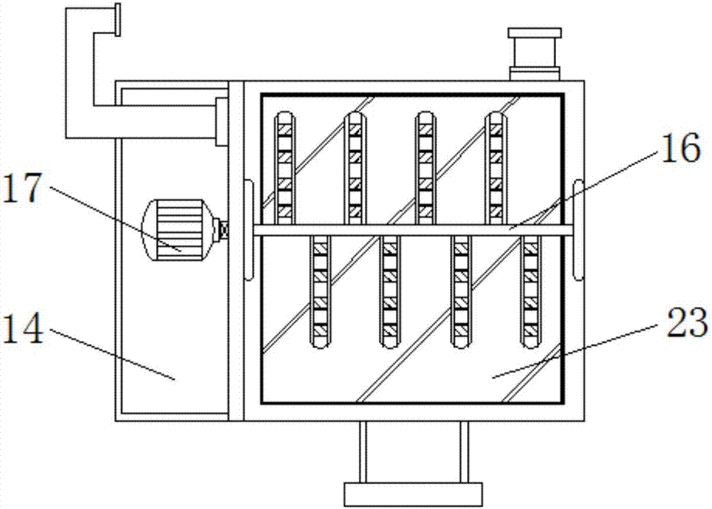 Grinding and filtering integrated device of soybeans