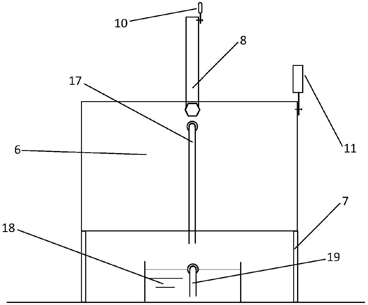 Device, system and method for long-term monitoring of comprehensive ecotoxicity of standard sewage and wastewater