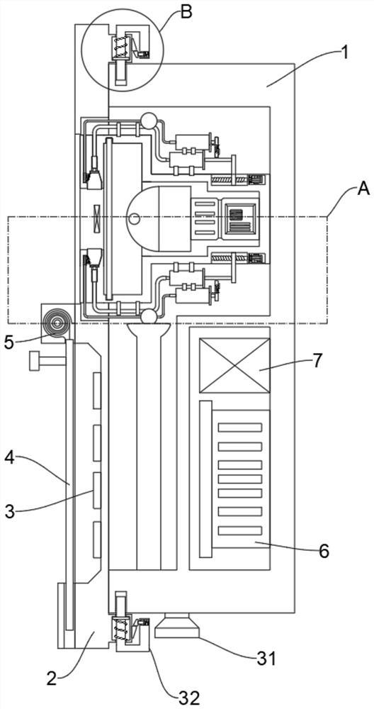 Access control device based on face recognition