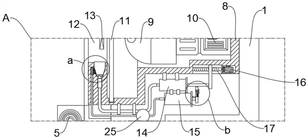 Access control device based on face recognition