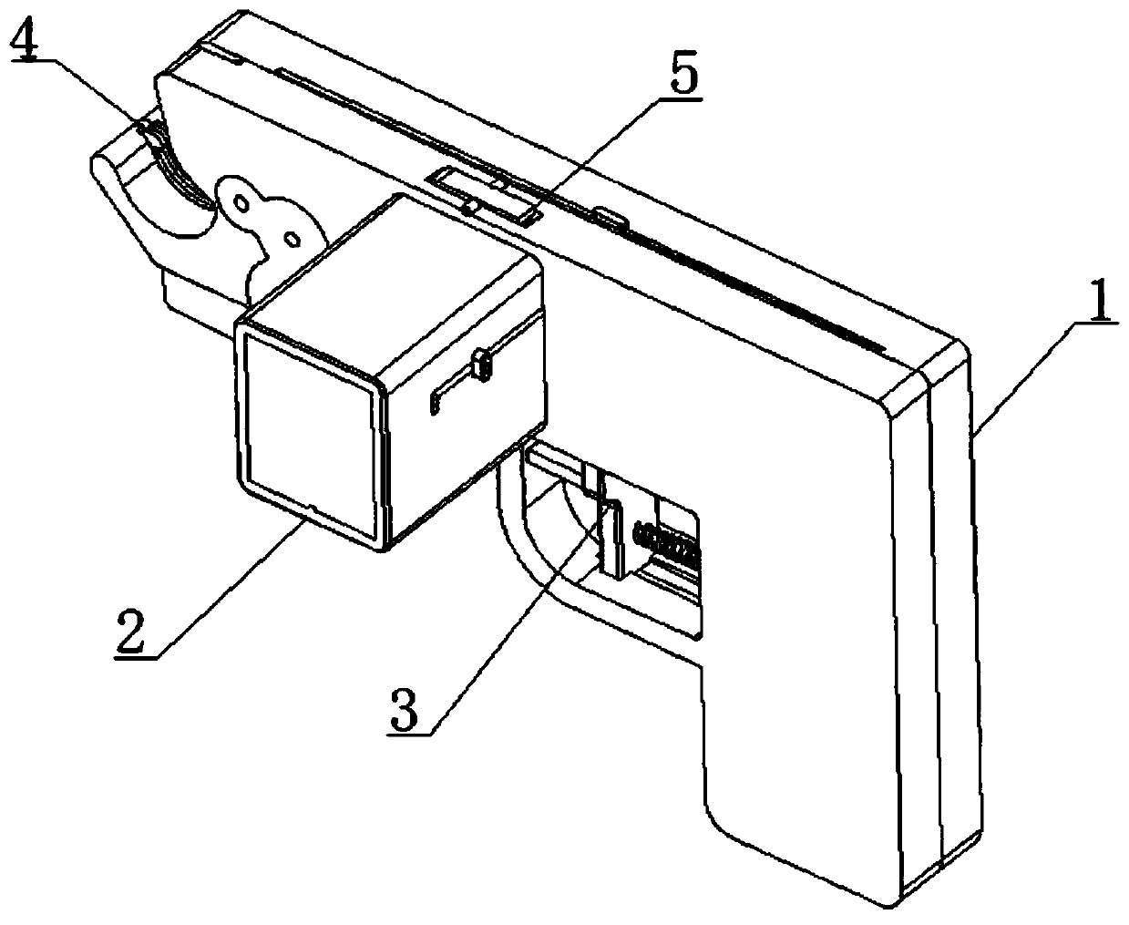 Blood vessel ligation device with repeating function