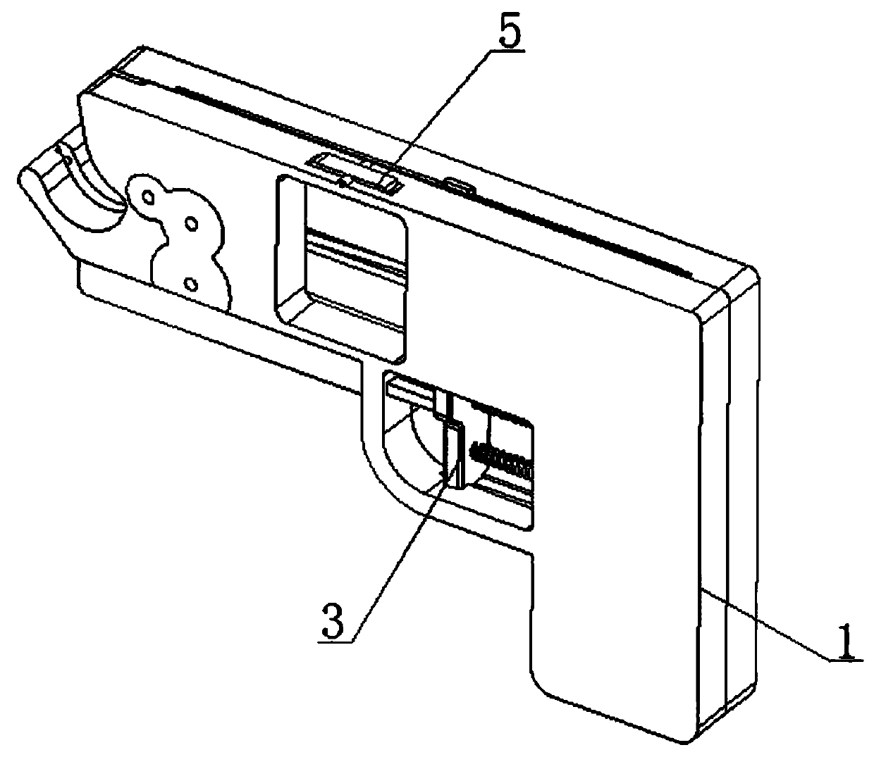 Blood vessel ligation device with repeating function