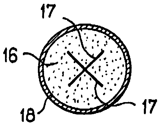 Packaging and applicator device, and a refill element for such a device