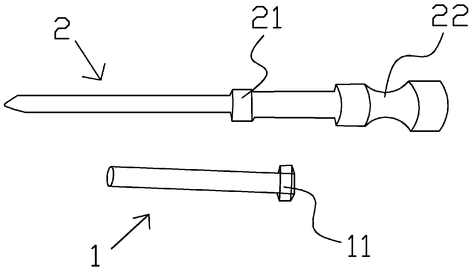 Pleural effusion drainage device