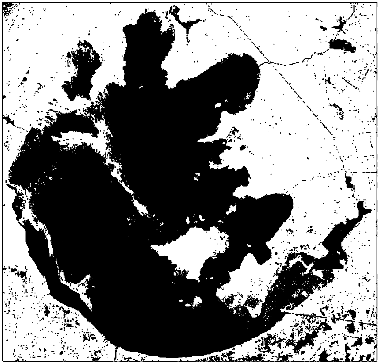 A remote sensing image-based inland water body blue-green algae classification and recognition method