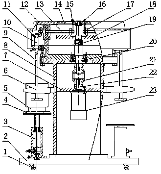 High-efficiency electric stirring device