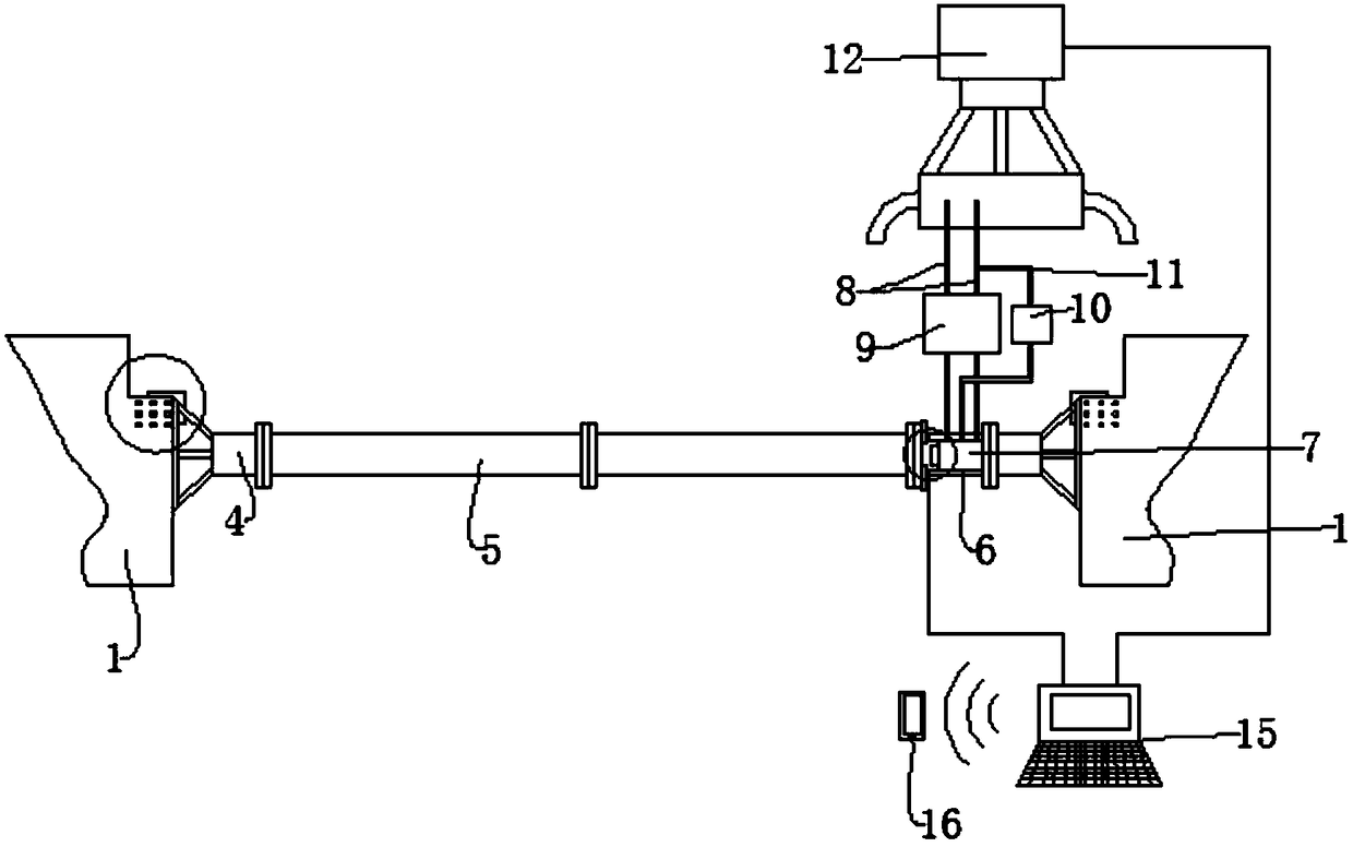 Active-control-based deep foundation pit profile steel supporting system