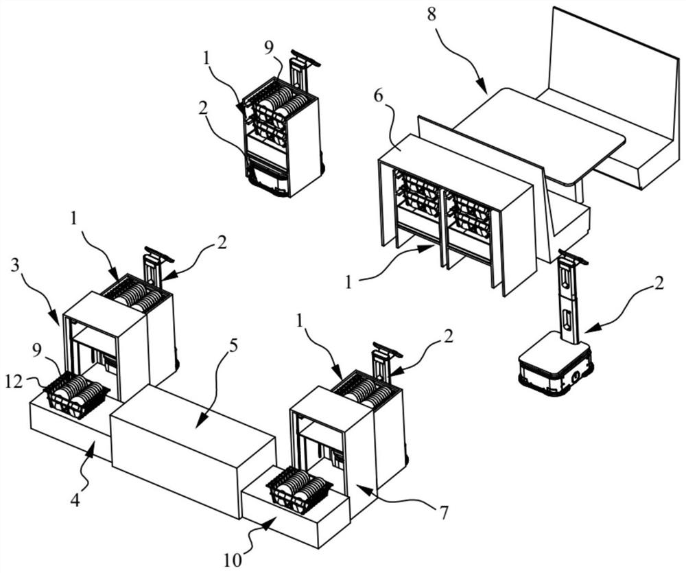 Storage cabinet and tool recovery system