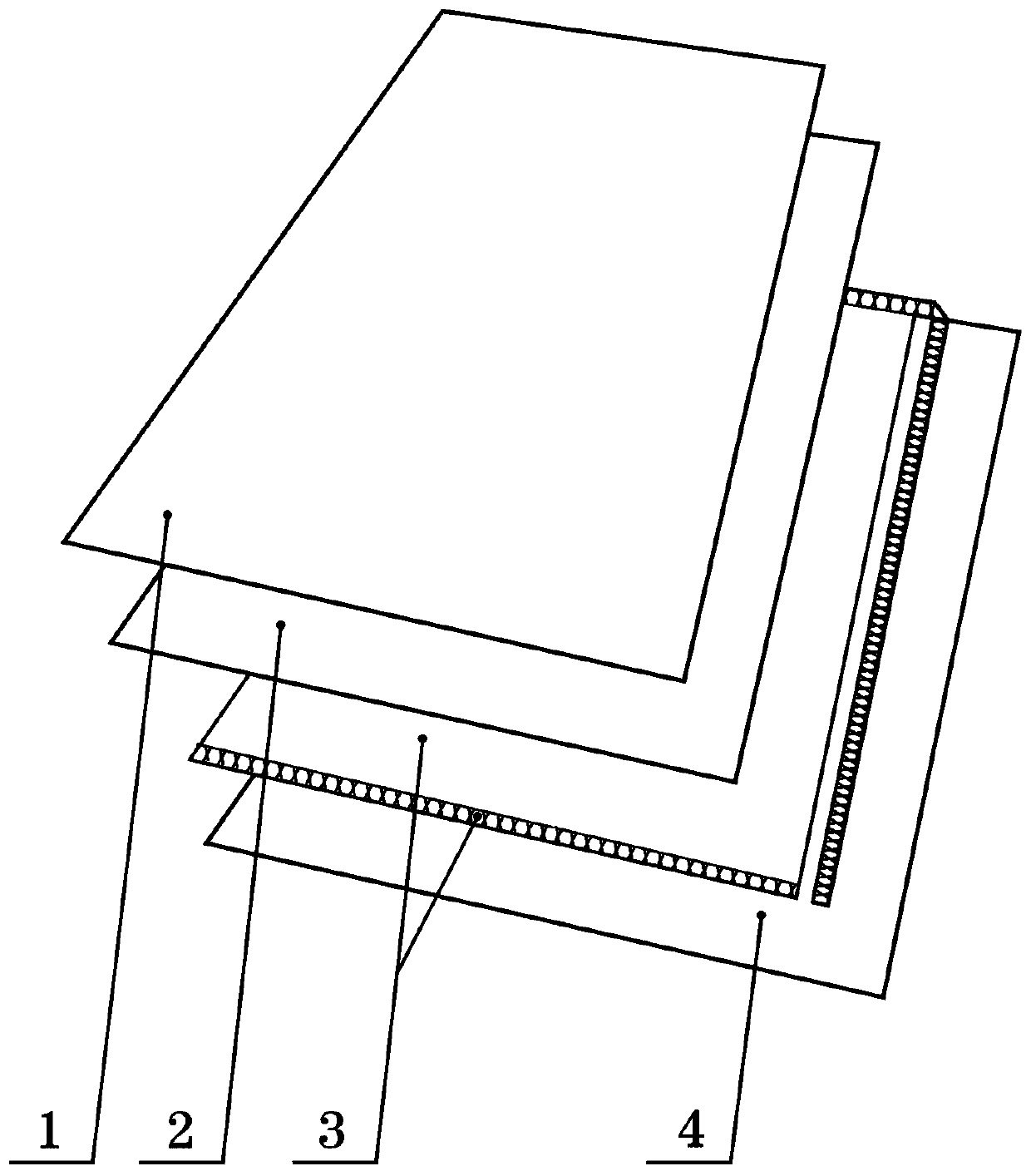 High-temperature resistant graphene mica electrical heating plate and fabrication method thereof