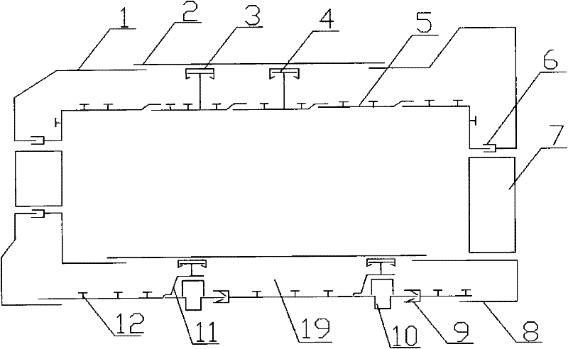 Container lining plate and use method thereof