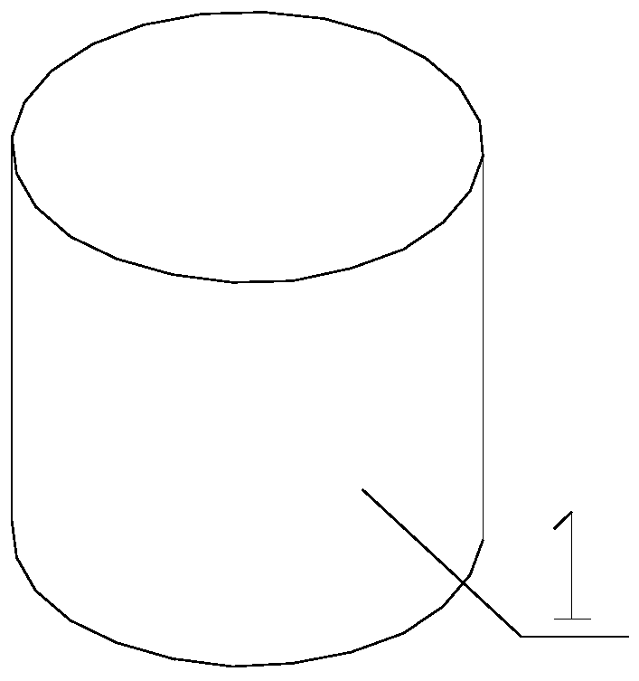 Method for producing connection element with circular upper opening and square lower opening