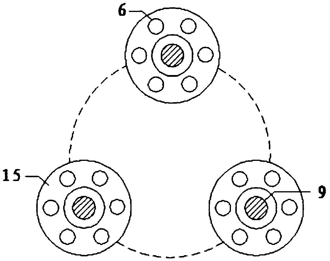 Multifunctional experimental device for purifying gaseous pollutants