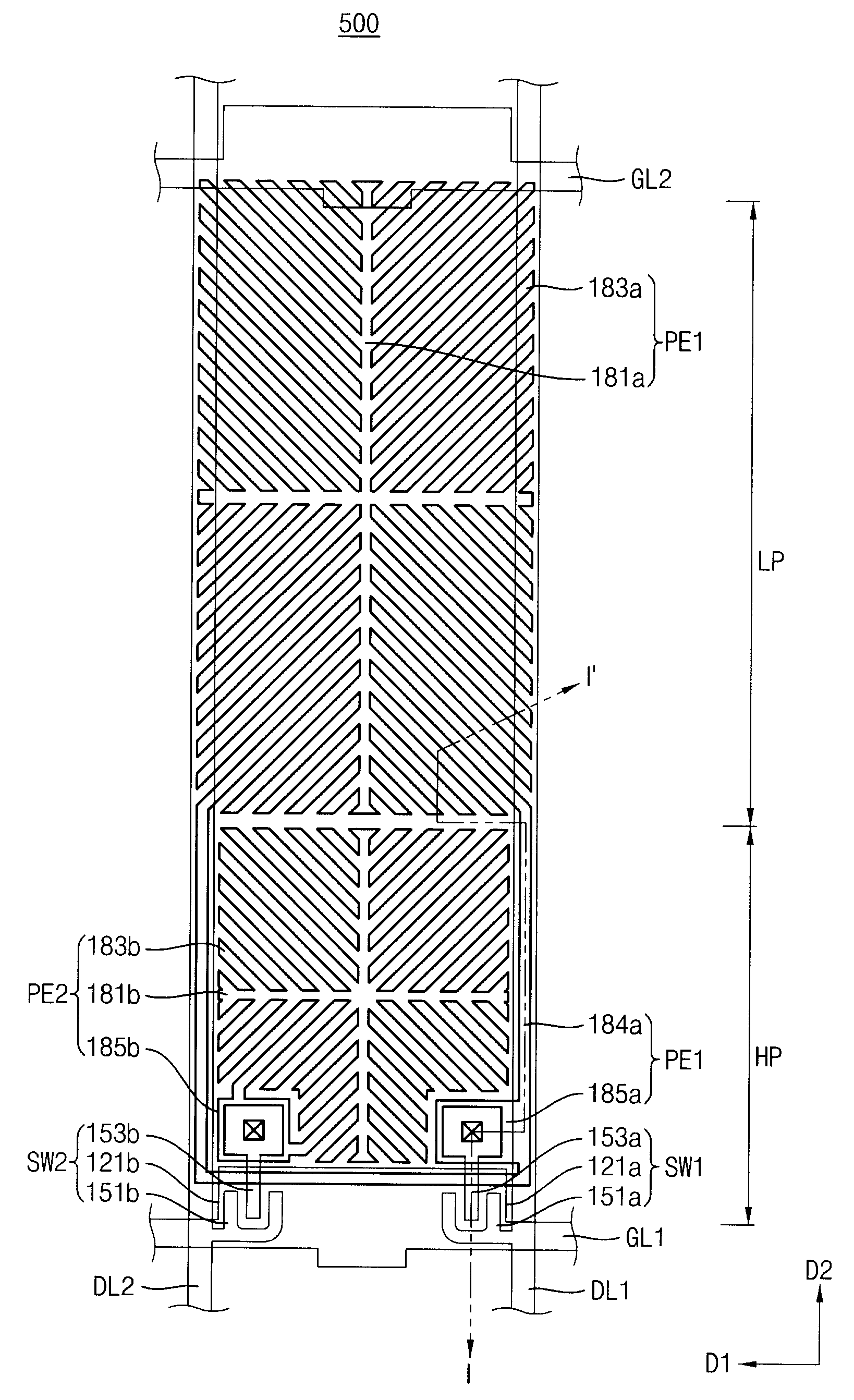 Liquid crystal display panel and method of manufacturing the liquid crystal display panel