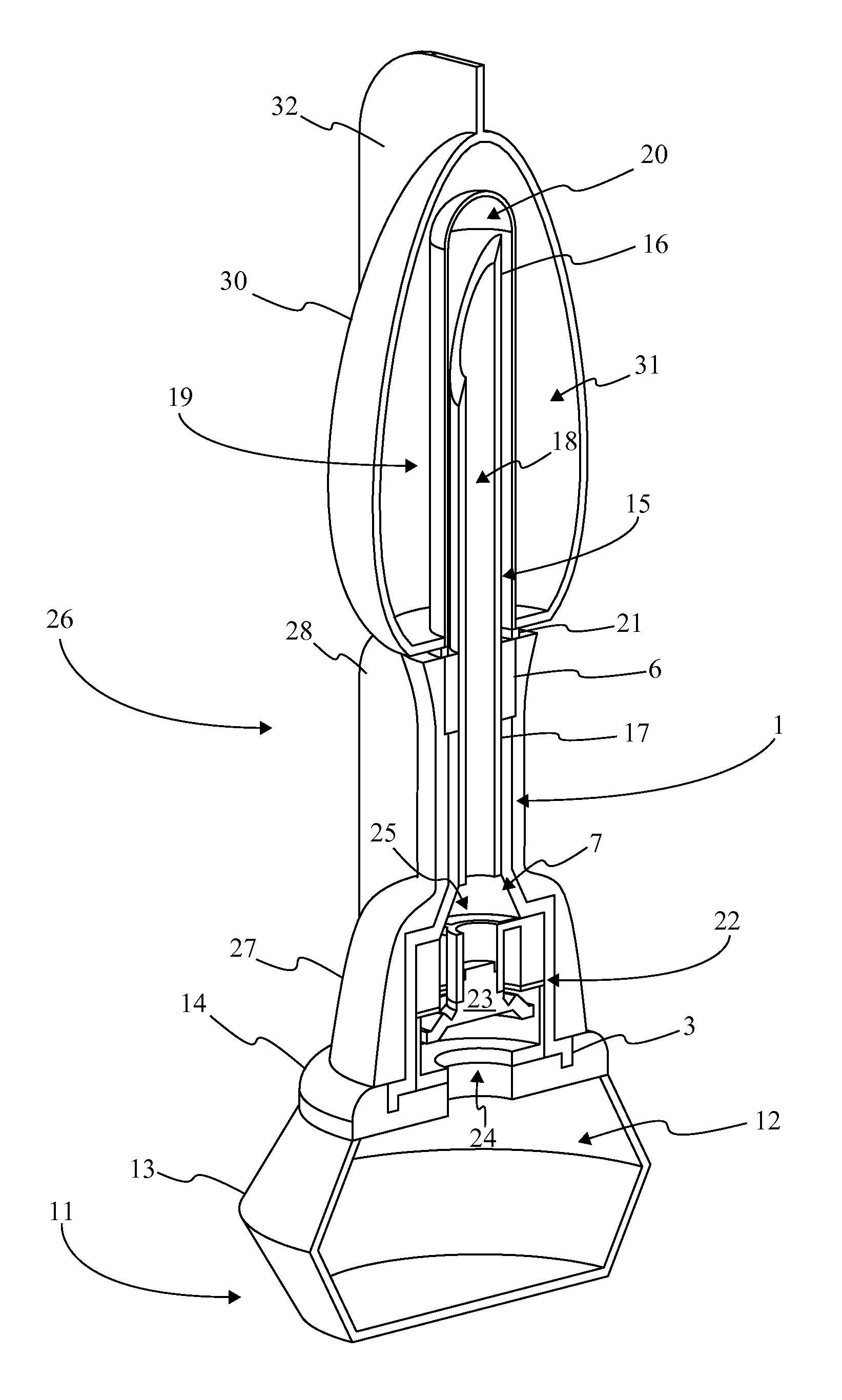 Prefilled medical injection device